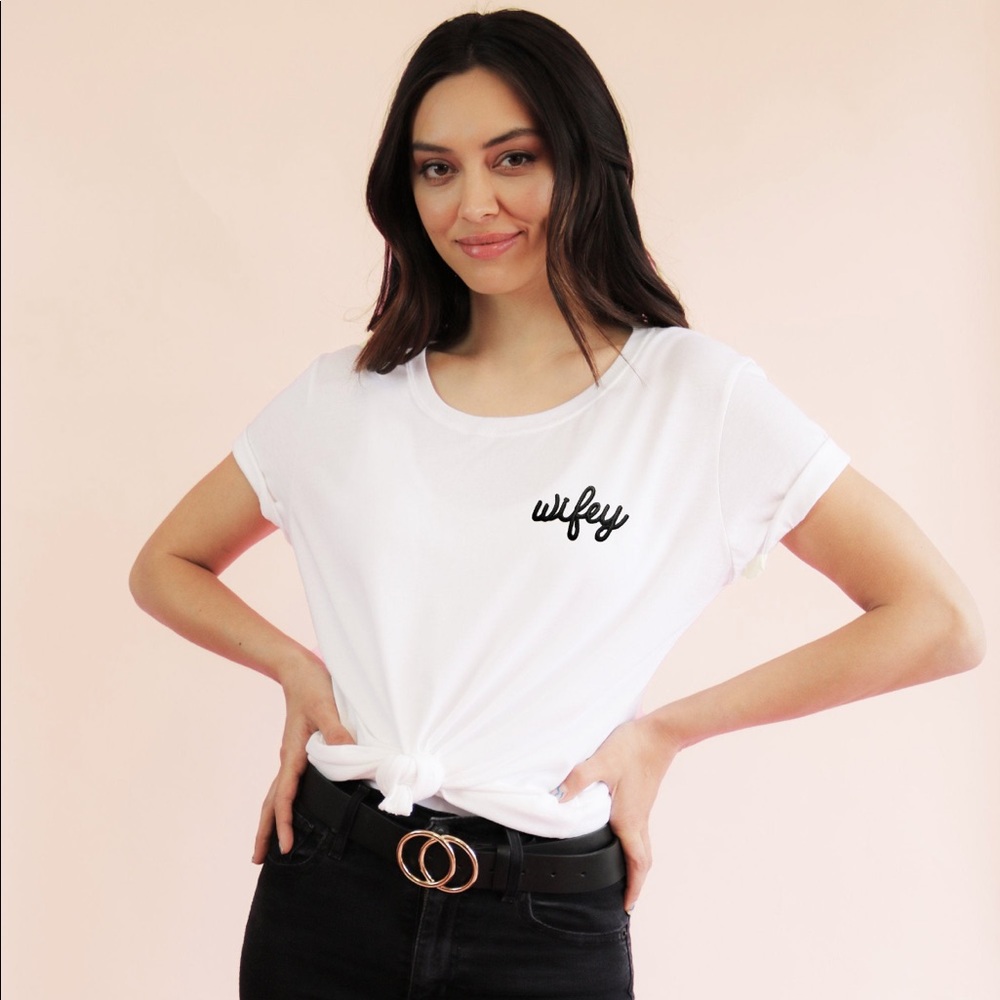 WIFEY Embroidered Tee (ModParty)